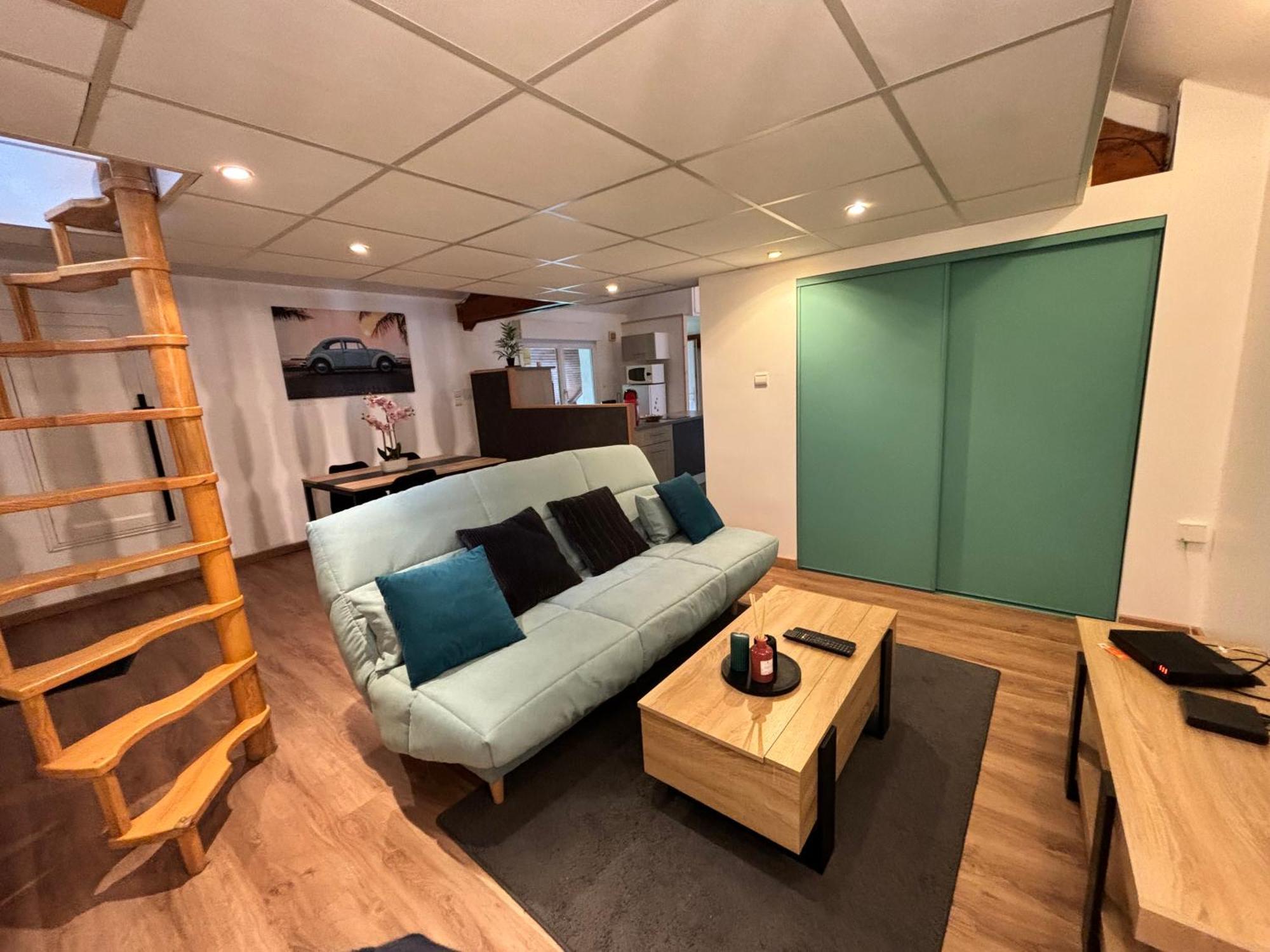 Mini-Loft, Terrasse 24M2, Internet Haut-Debit, Garage Prive Et Place De Parking Audincourt Eksteriør bilde